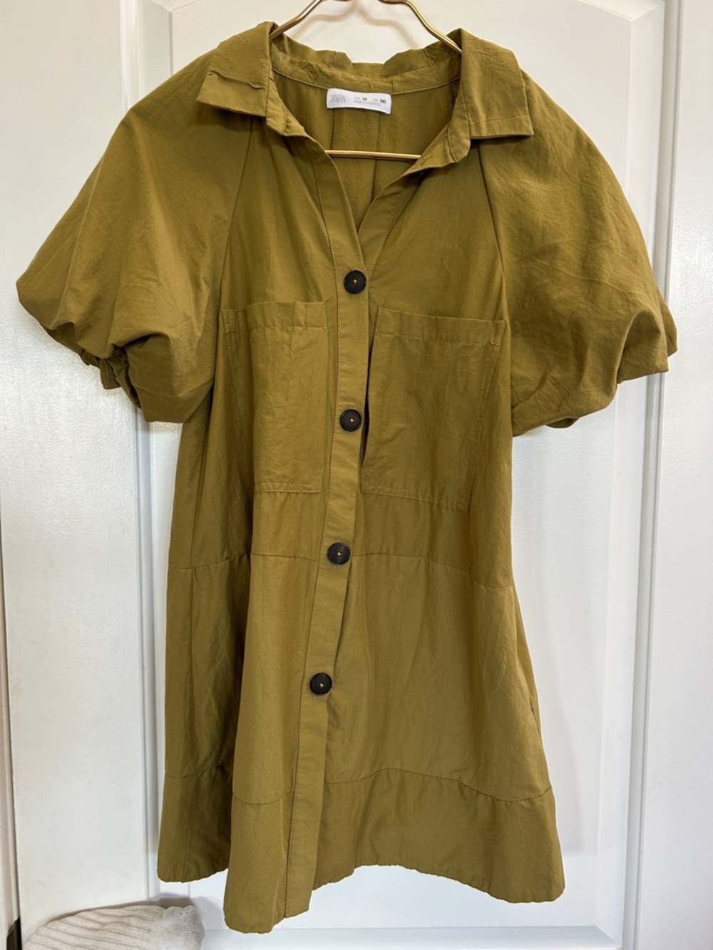 Zara Olive Green Blouse-M